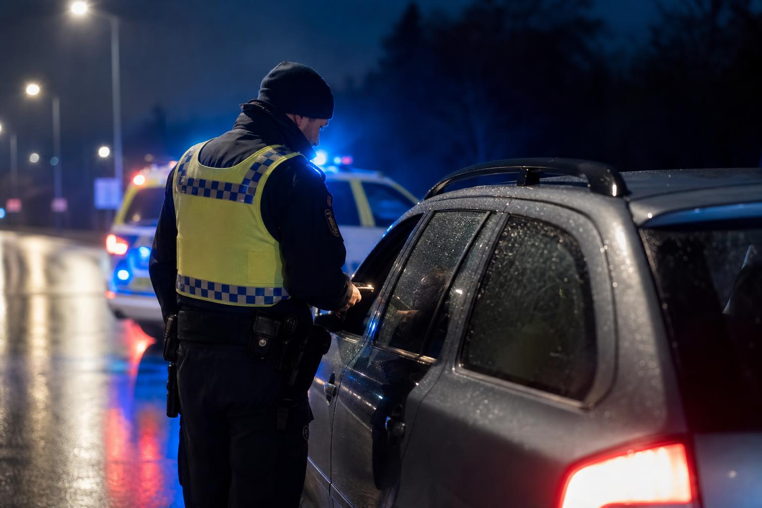 Bilförare misstänks för rattfylleri efter kontroll i Södertälje