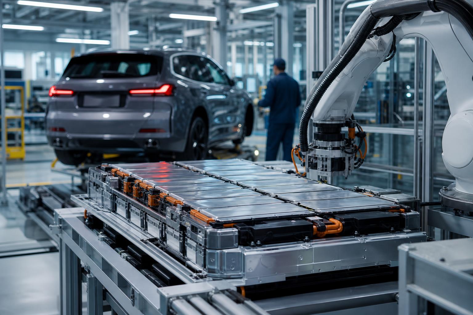 BMW börjar bygga batterier till eldrivna iX5 i USA