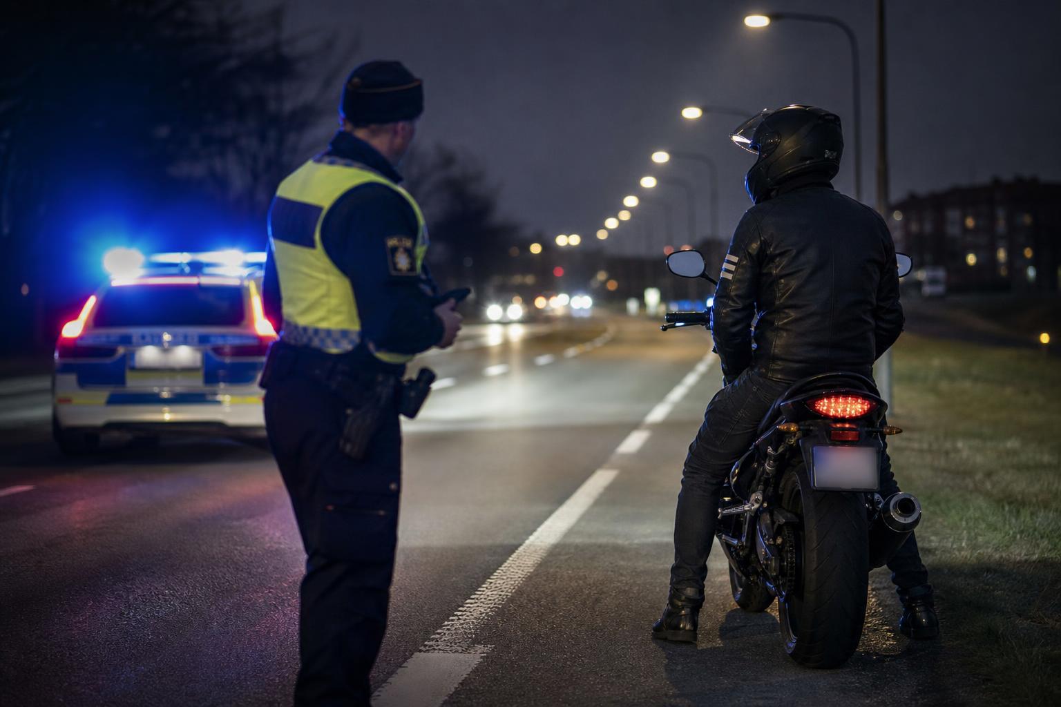 Mc-förare misstänks för grovt rattfylleri i Helsingborg
